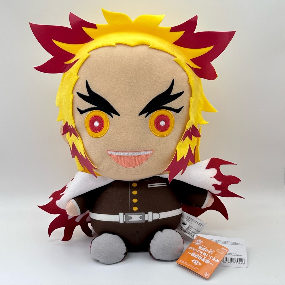 Banpresto Demon Slayer Kimetsu No Yaiba Super Big Plush Kyojuro Rengoku - 32cm